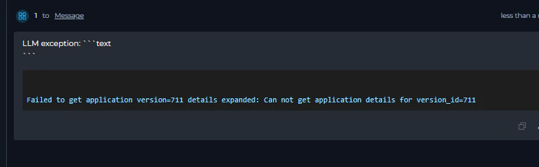Pipeline Error Message - Placeholder for Image