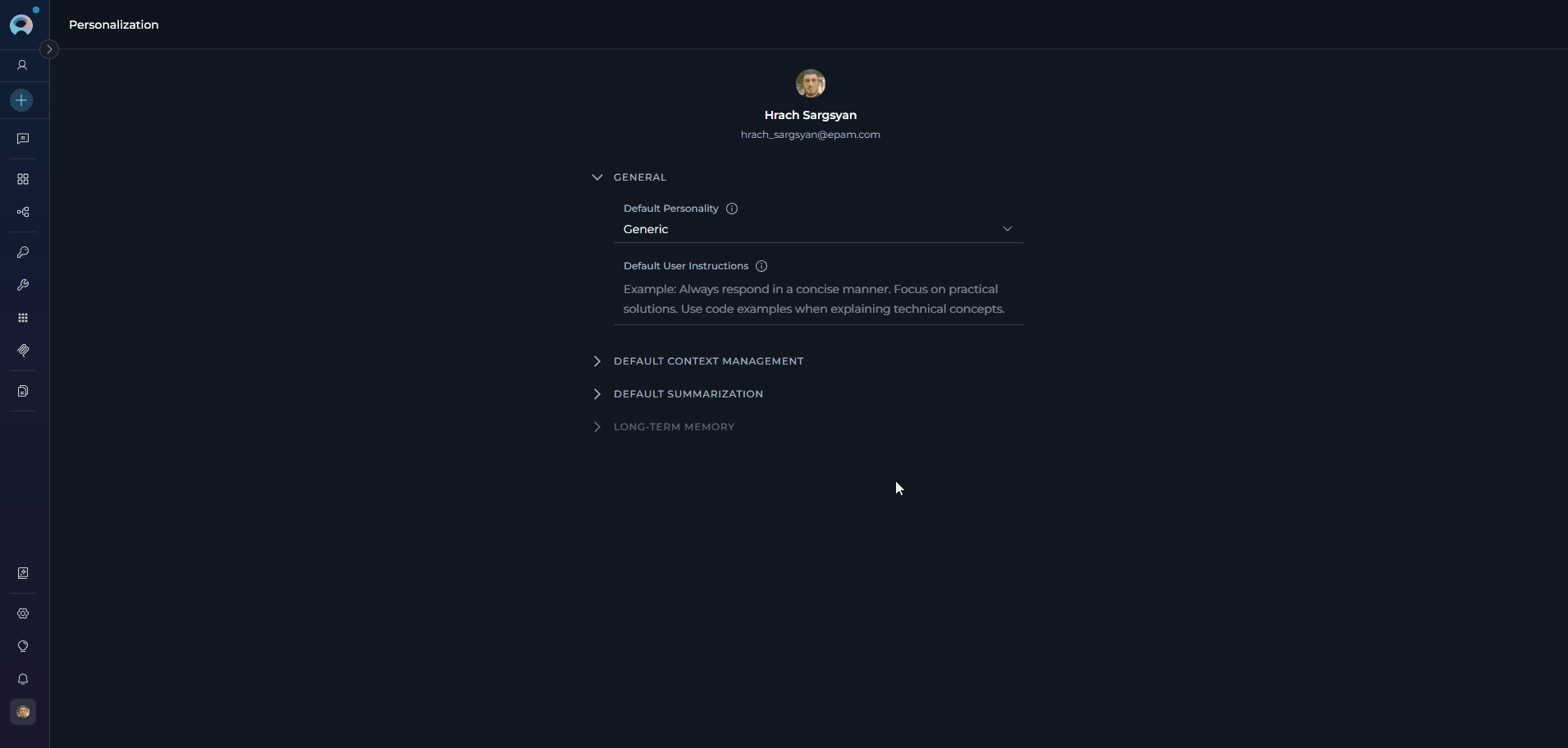 Default Instructions