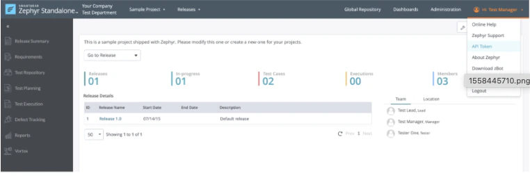 Zephyr_Enterprise_API_Token