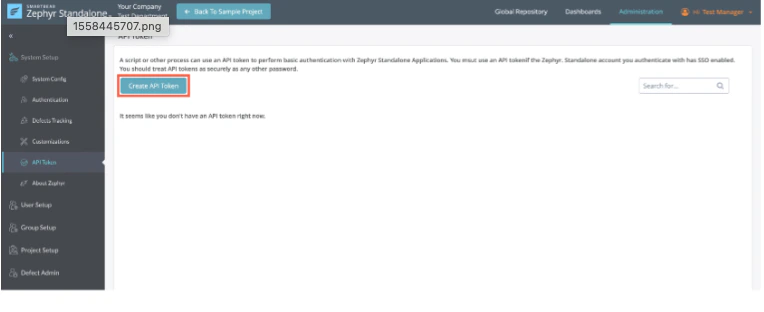 Zephyr_Enterprise_Generate_API_Token