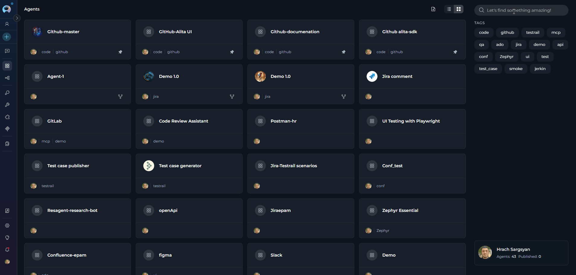 Agents-Menu_Interface