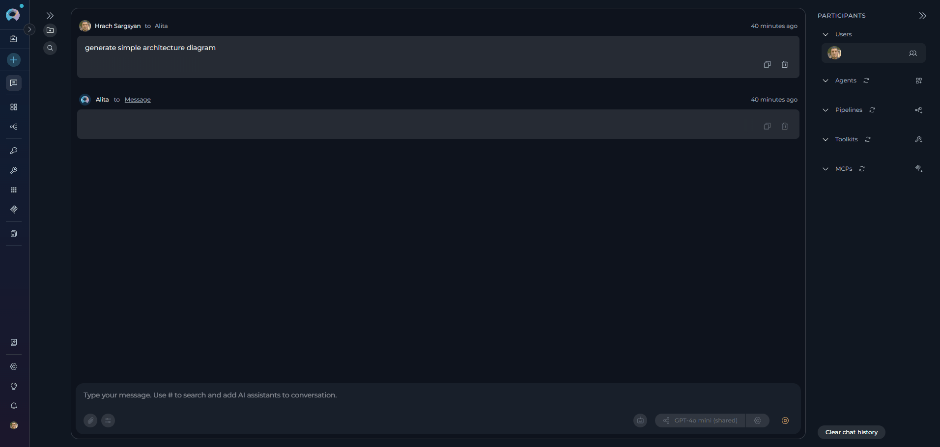 Create New Participants