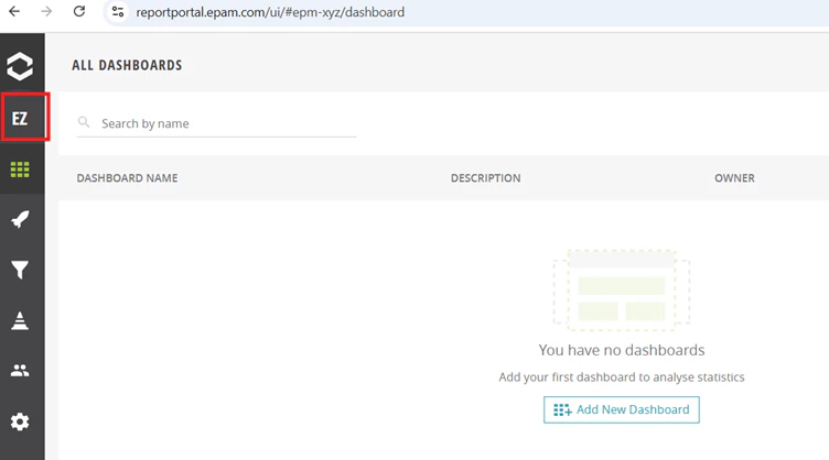 ReportPortal-Dashboards