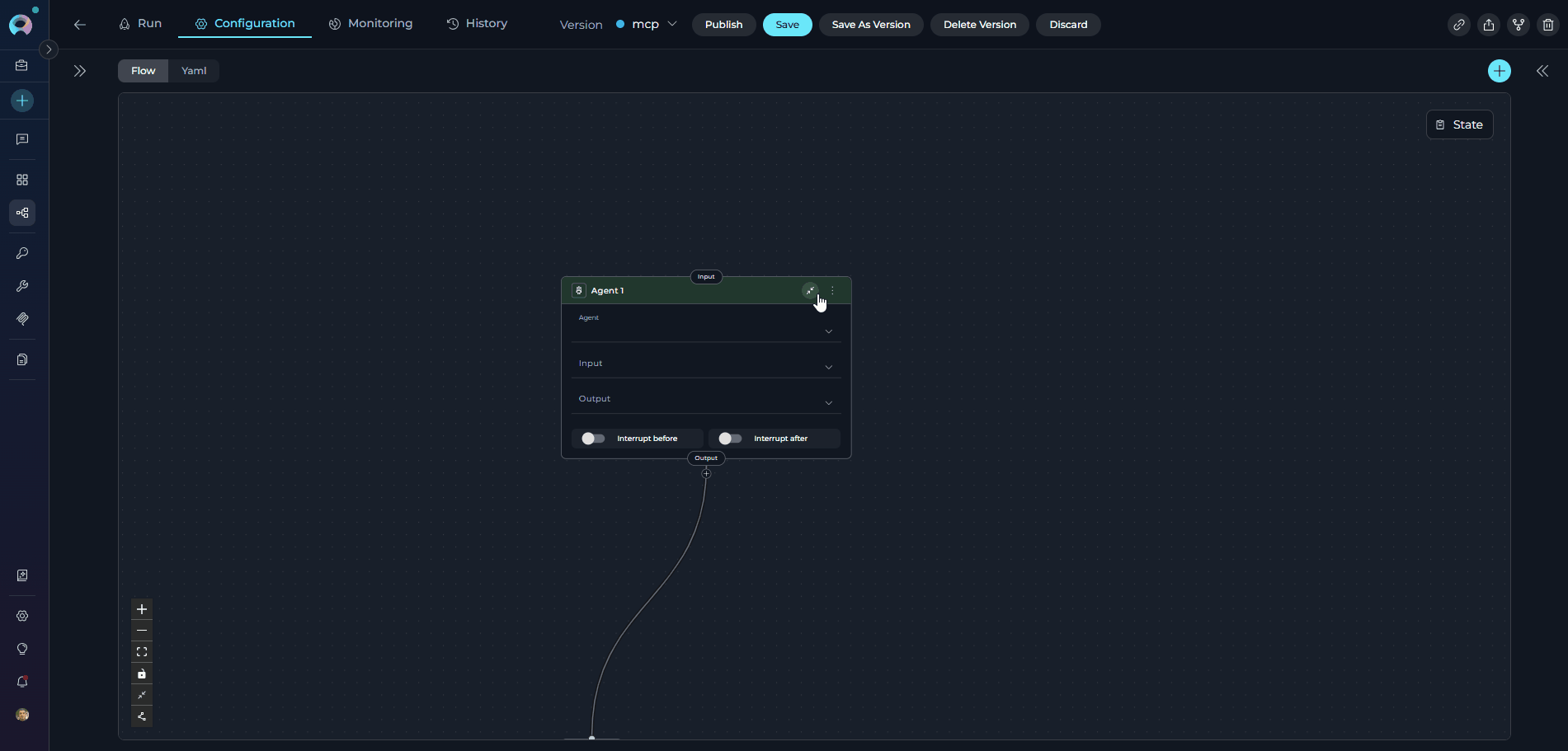Collapsed vs expanded node cards