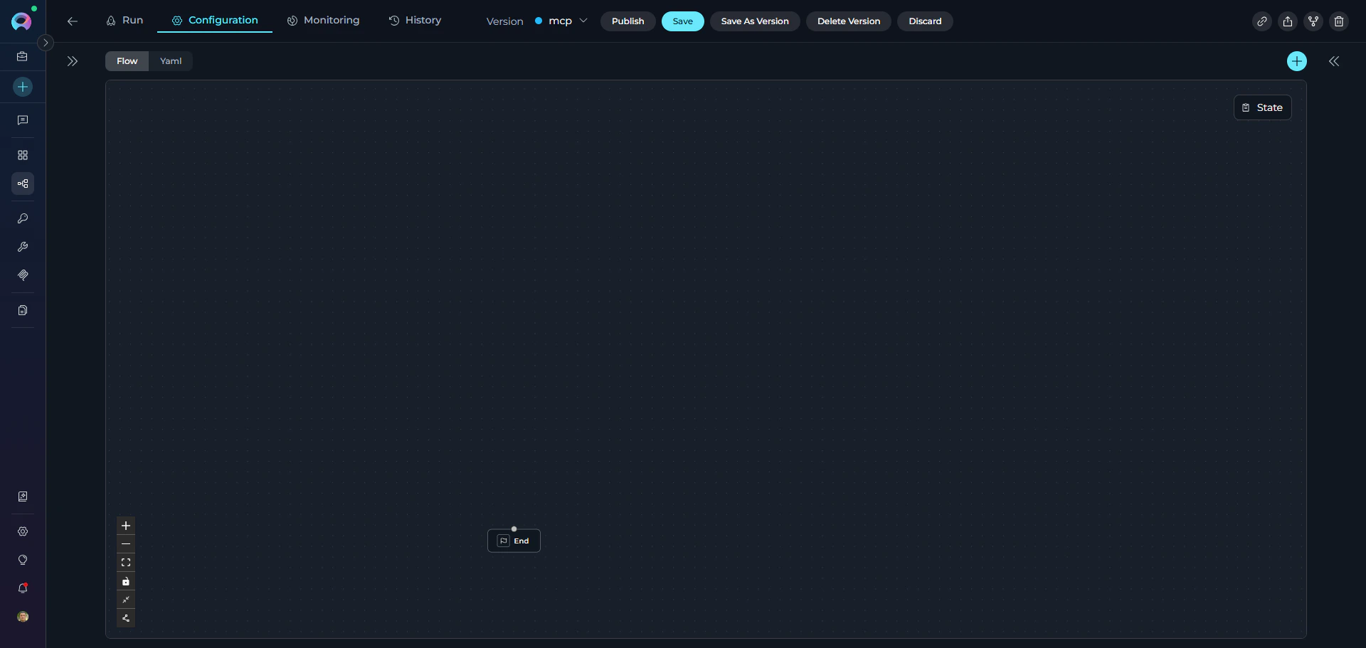 Flow Editor interface overview