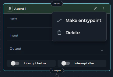 Node card three-dots menu