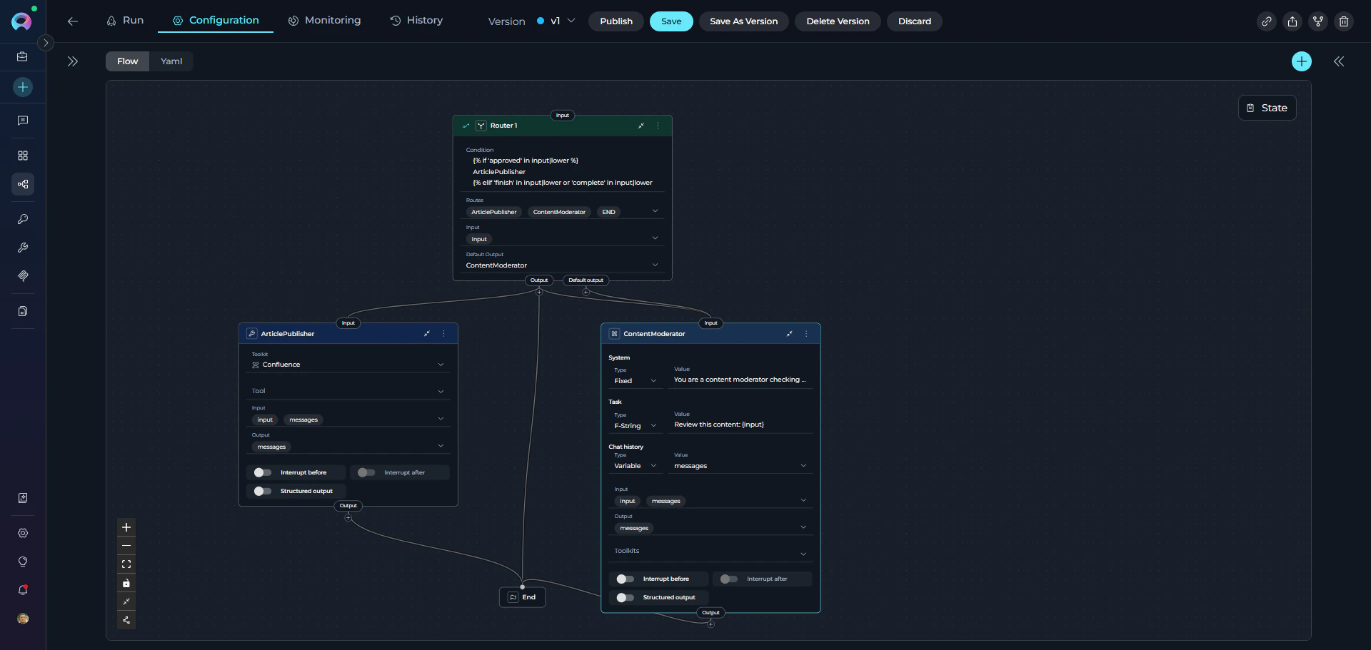 Router Node Interface