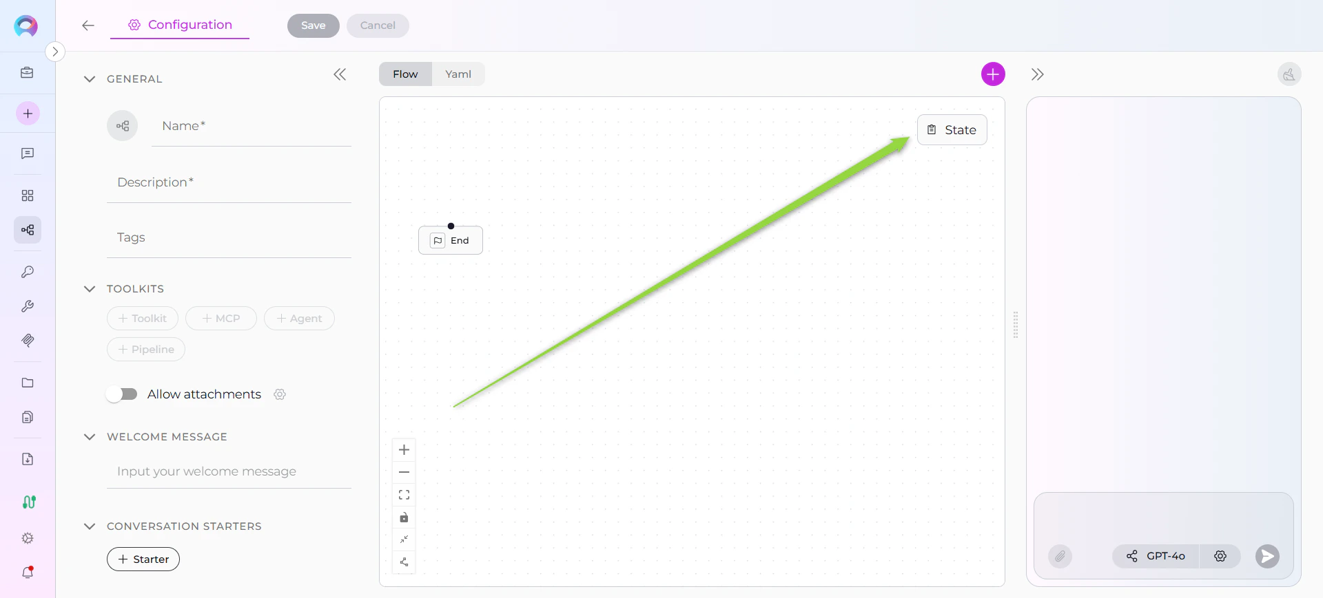 Opening States Sidebar