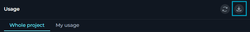Export Usage