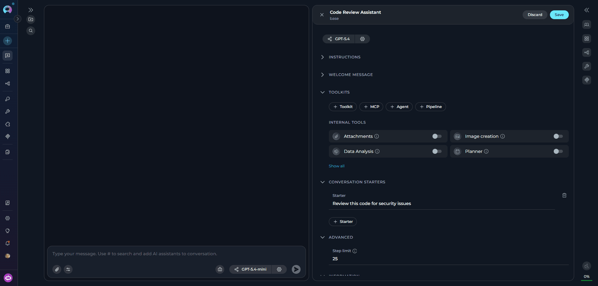 Agent Toolkit Configuration