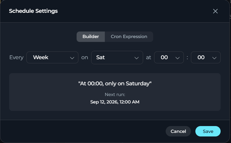 Schedule Trigger