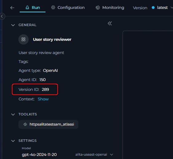 ApplicationVersionID
