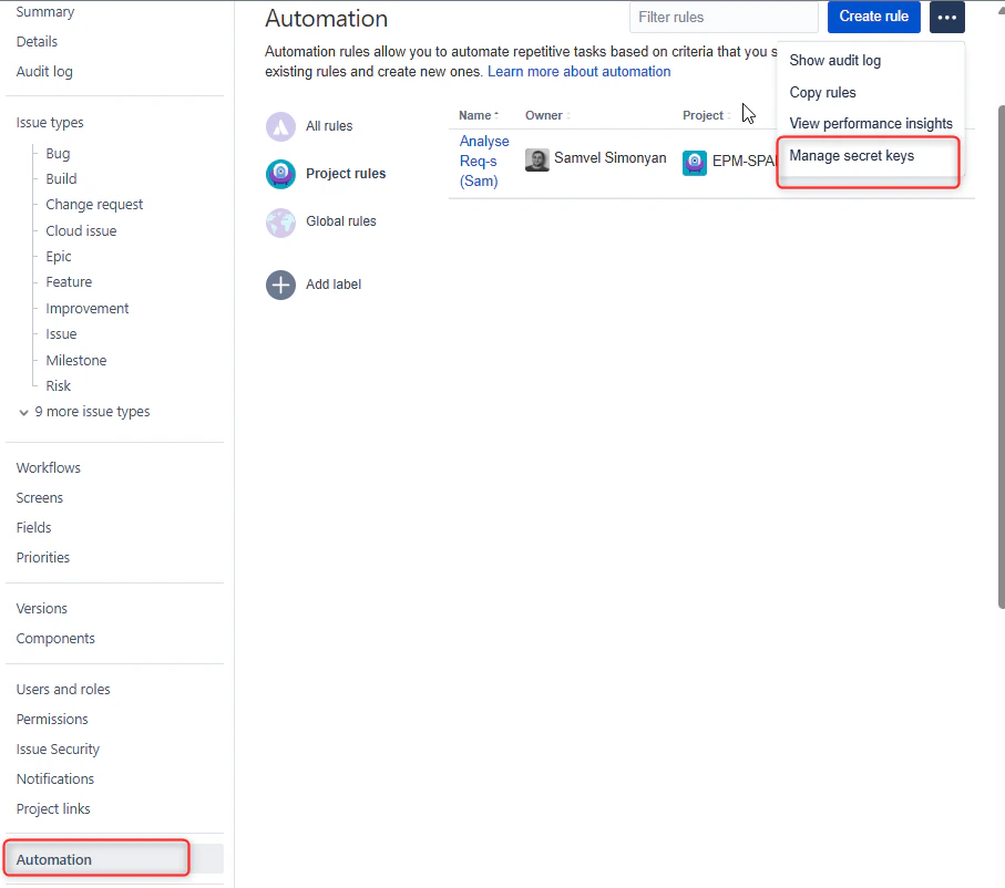 jira-automation-secrets