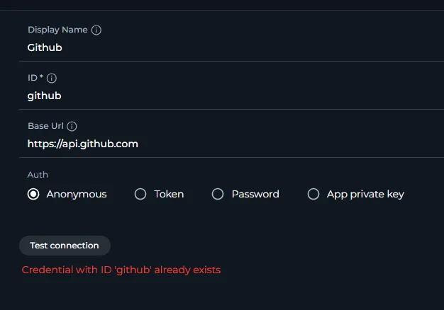 Credential ID Collision Error