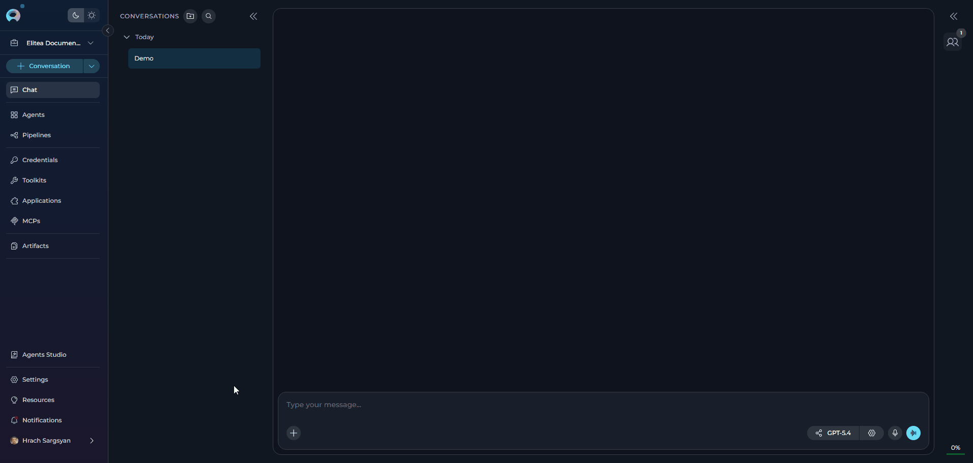 Add users panel
