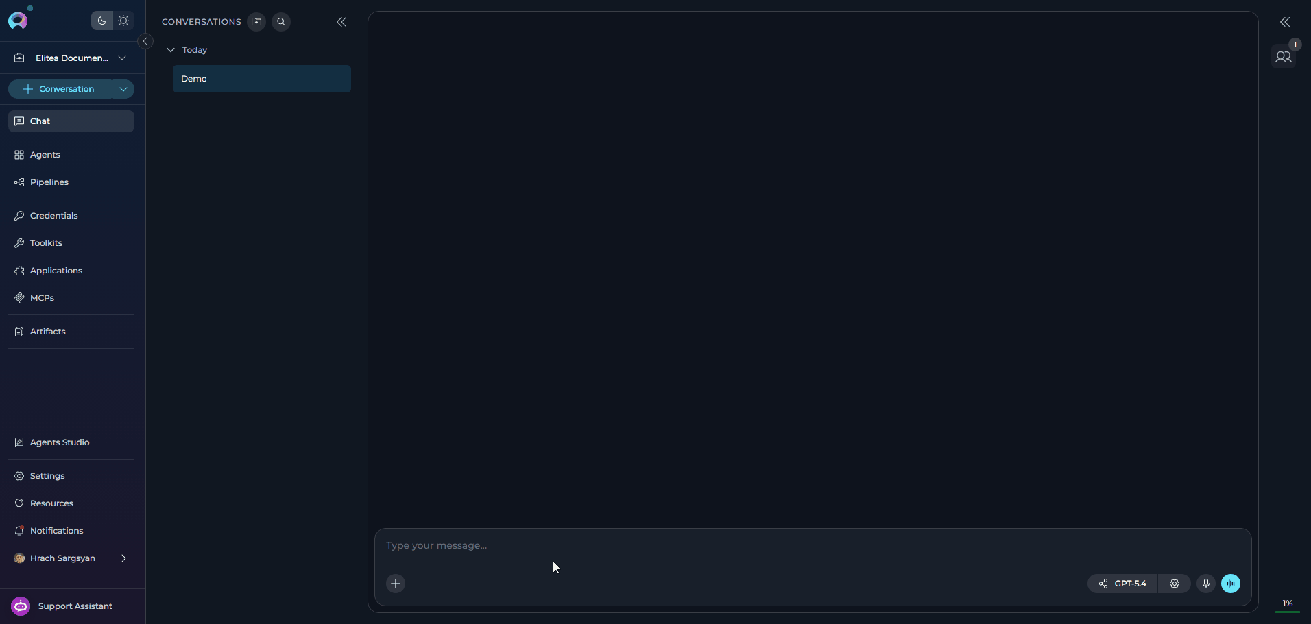 Internal Tools Button
