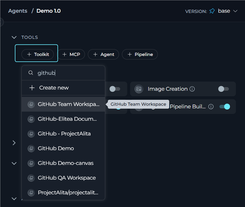 GitHub to Agent