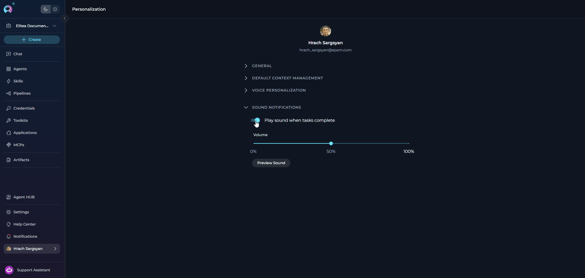 Sound Notifications