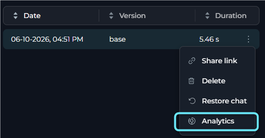 Deleting a Run
