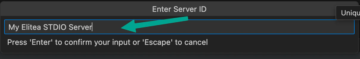 Add Server ID