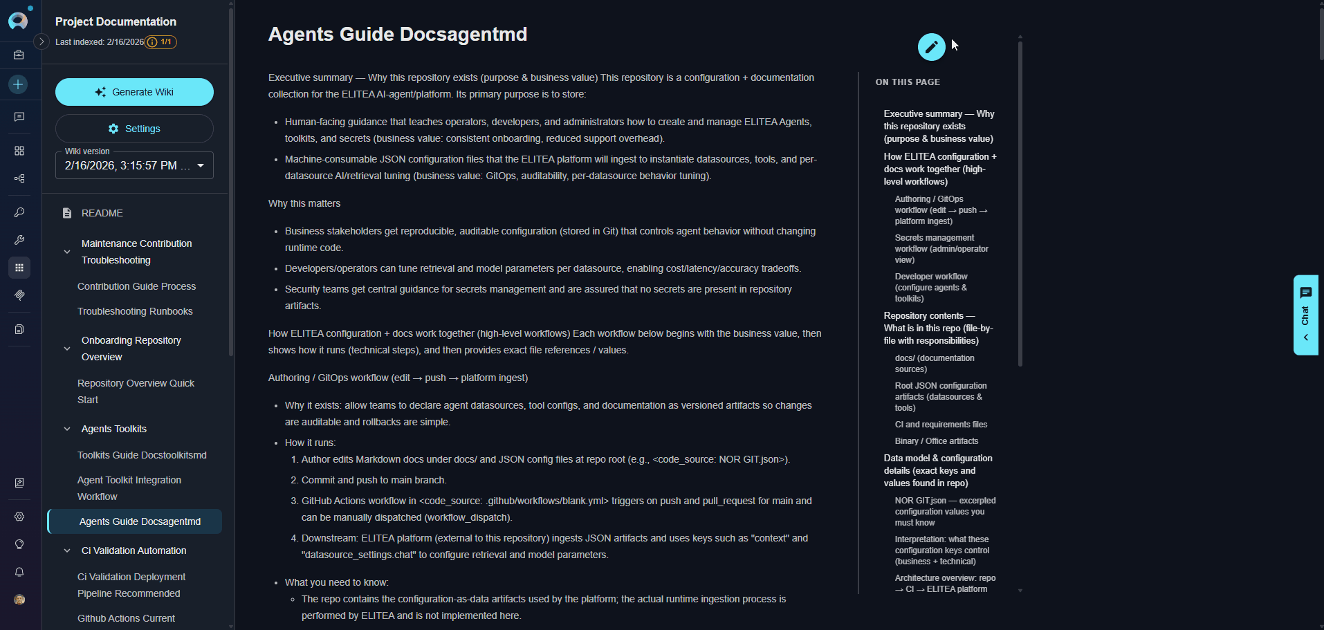 Edit Wiki Pages