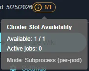 Slot Availability Chip