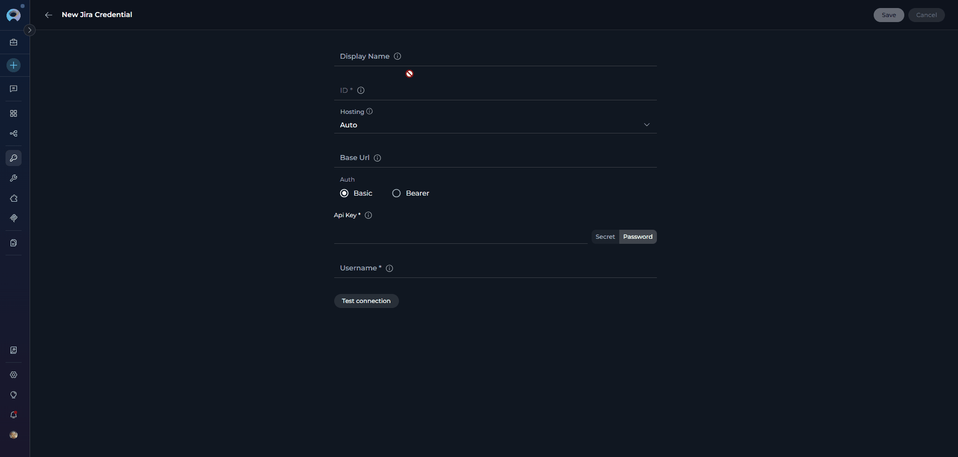 Jira Credential Setup