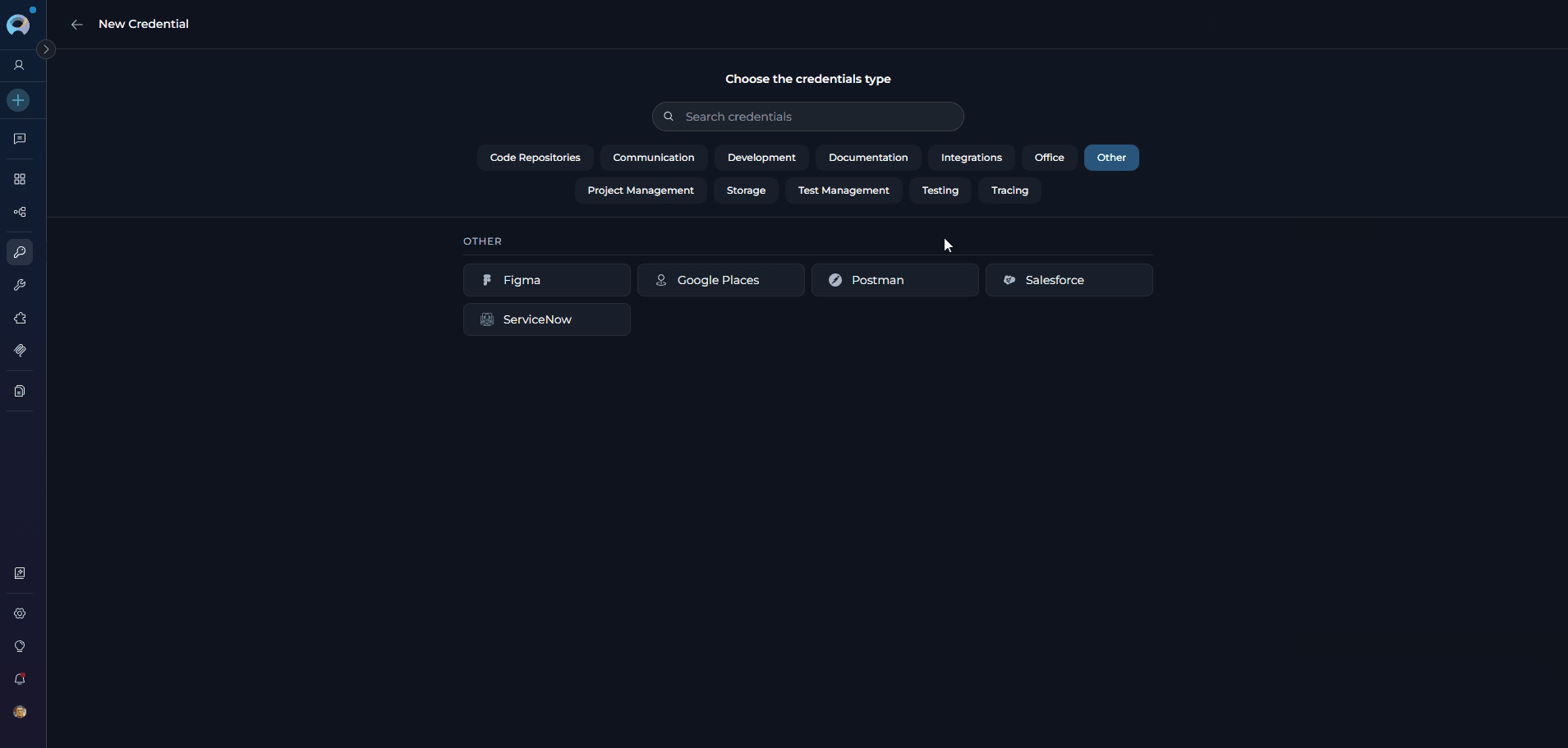 Postman Credential Setup