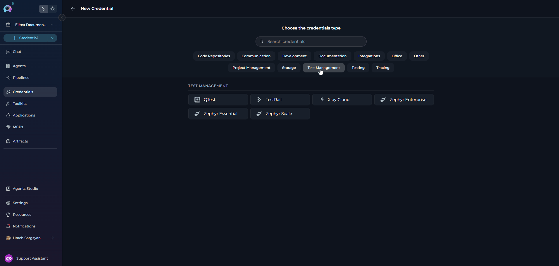 Zephyr Essential Credential Setup