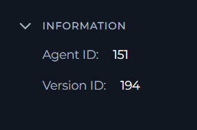 Agent Information