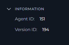Agent Information