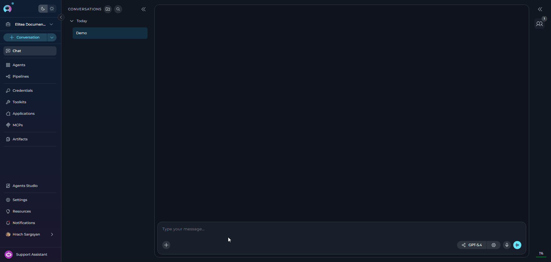 Internal Tools Button