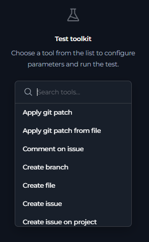 Tool Selection