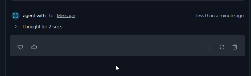 Agent truncated response example