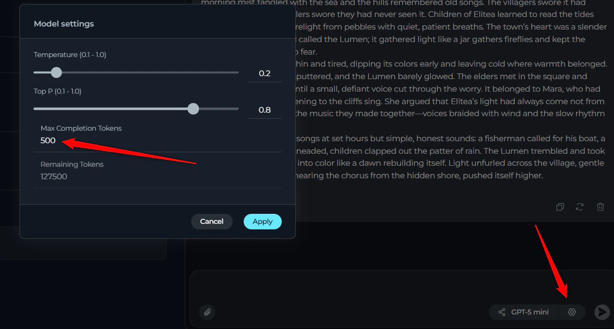 Agent truncated response example