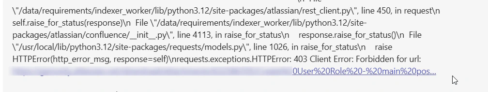 Indexing access error