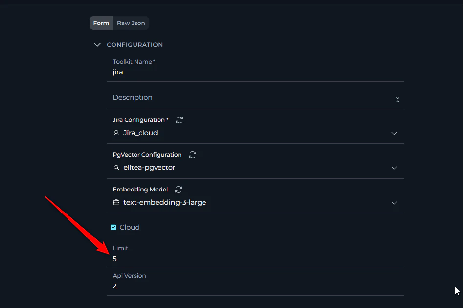 Toolkit resource limit error