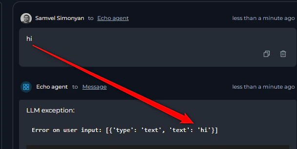 Pipeline input processing error