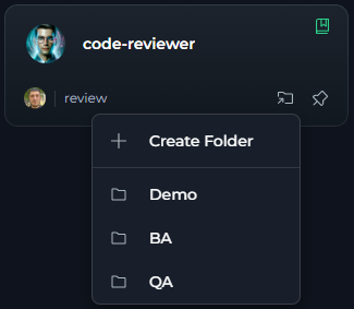 Add to folder