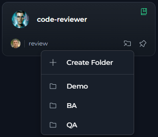 Add to folder