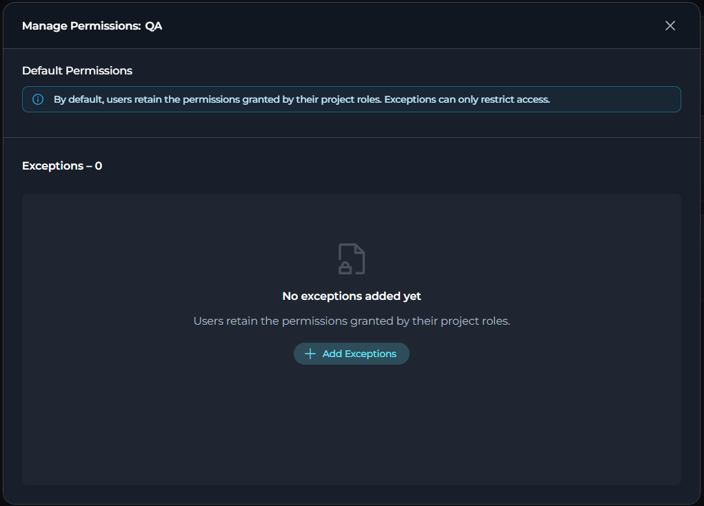Folder permissions open