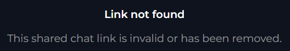 A message shown to a recipient when a share link has expired or been revoked.