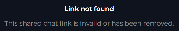 A message shown to a recipient when a share link has expired or been revoked.