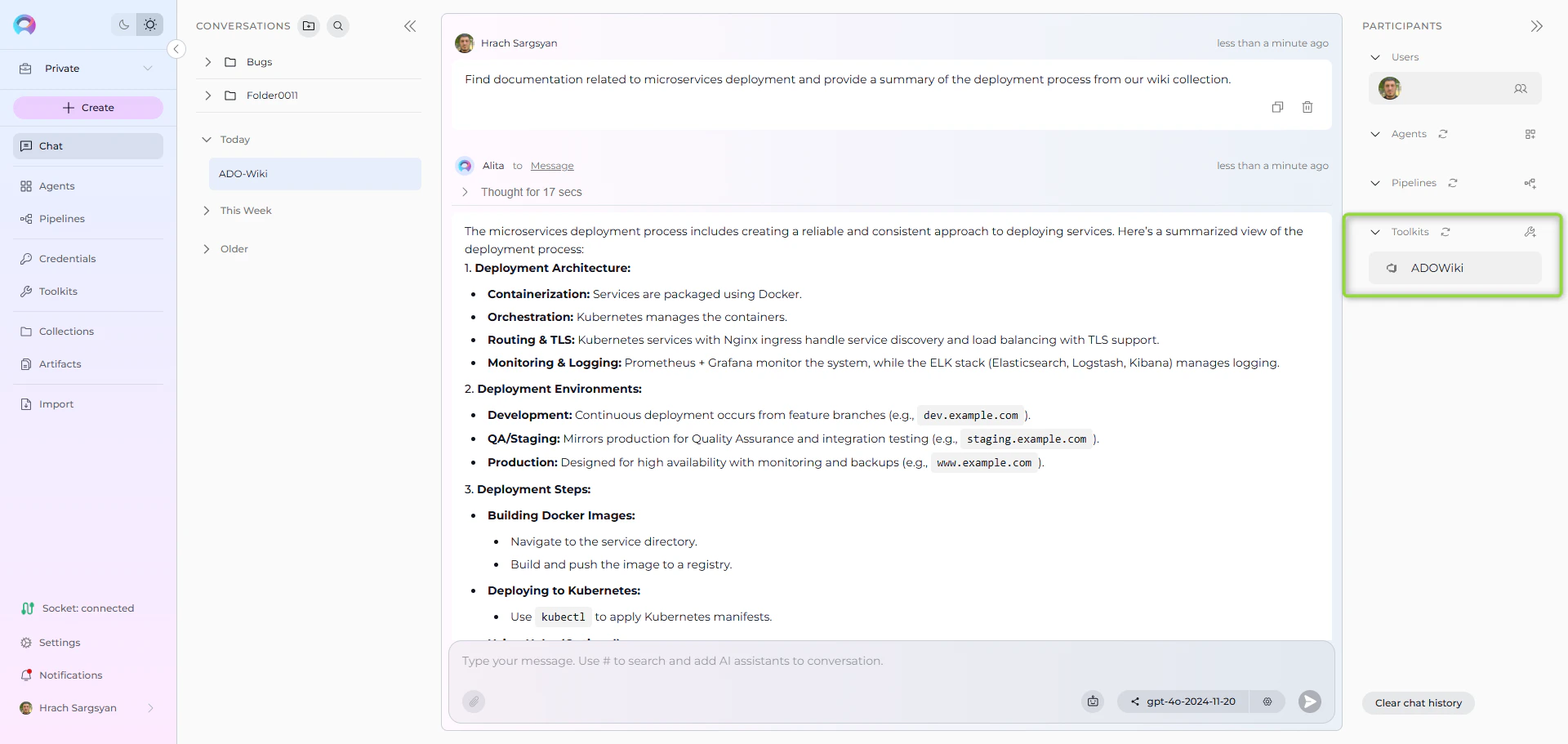 ADO Wiki Index Configuration