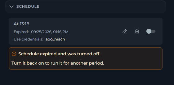 Notifications panel showing a successful scheduled reindexing notification.