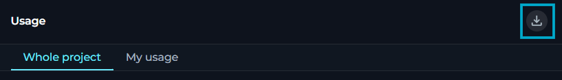 Export Usage