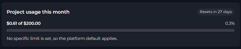 Usage Summary