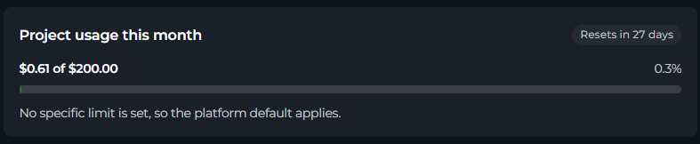 Usage Summary