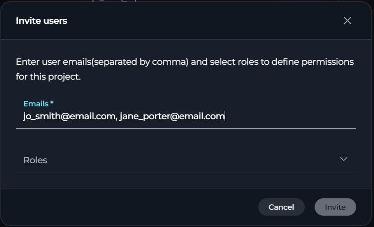 Invite Multiple Users