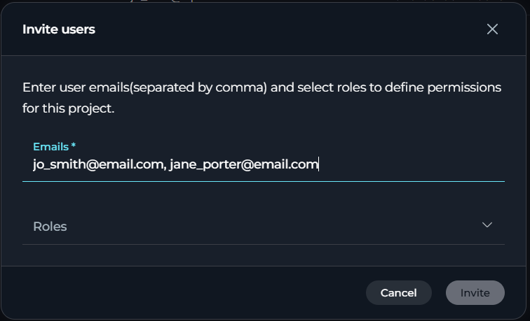 Invite Multiple Users